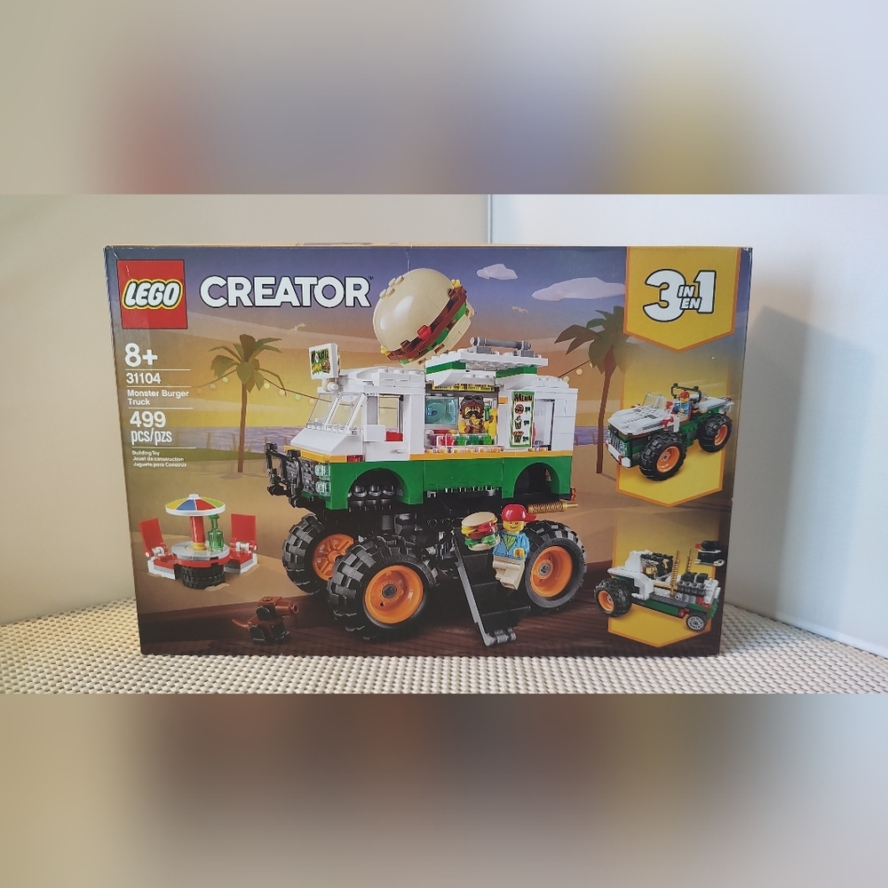 Lego 31104 Monster Burger Truck Creator 3-in-1 NWT
